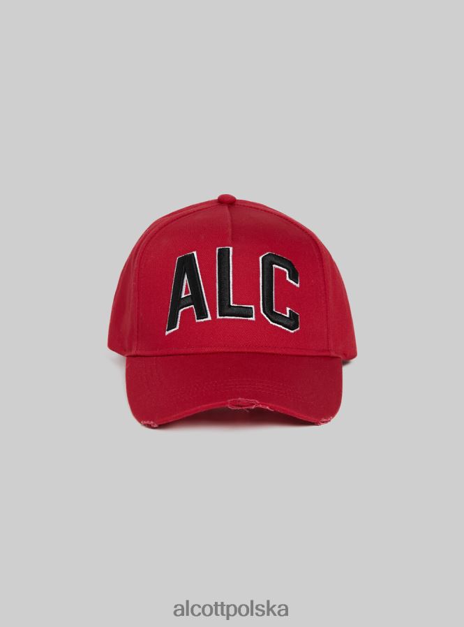 Akcesoria Alcott cappello con visiera e con patch rd2 czerwony średni mężczyźni 2TXFF6655 - Image 2