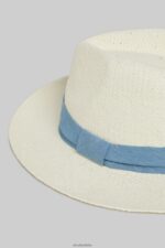 Akcesoria Alcott cappello intrecciato wh2 biały mężczyźni 2TXFF6699