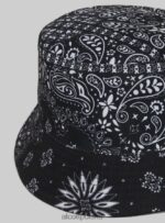 Akcesoria Alcott cappello pescatore con stampa paisley odwracalne bk1 czarny mężczyźni 2TXFF6523 - Image 4