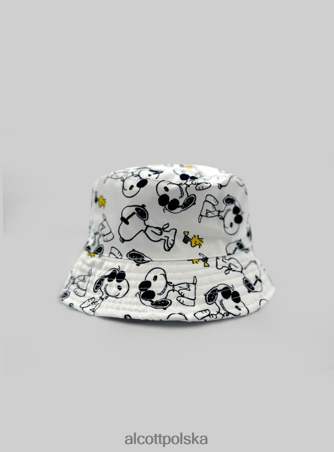 Akcesoria Alcott cappello pescatore stempa snoopy biały mężczyźni 2TXFF6409 - Image 2