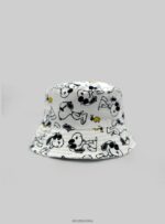 Akcesoria Alcott cappello pescatore stempa snoopy biały mężczyźni 2TXFF6409