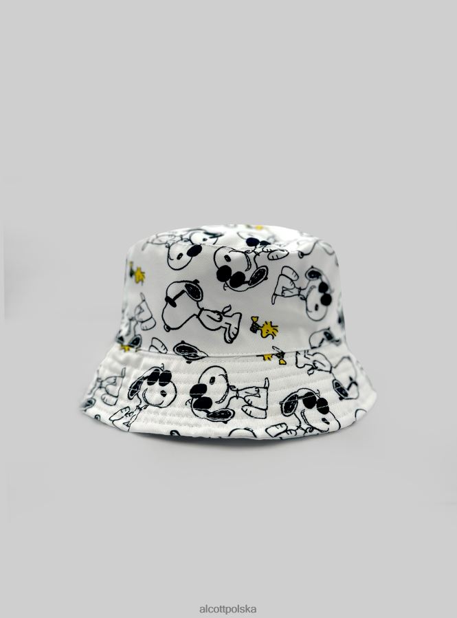 Akcesoria Alcott cappello pescatore stempa snoopy biały mężczyźni 2TXFF6409 - Image 1