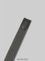 Akcesoria Alcott cintura intrecciata bk1 czarny mężczyźni 2TXFF61206 - Image 3