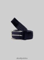 Akcesoria Alcott cintura intrecciata bk1 czarny mężczyźni 2TXFF61210 - Image 2