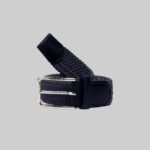 Akcesoria Alcott cintura intrecciata bk1 czarny mężczyźni 2TXFF61210