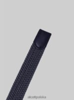 Akcesoria Alcott cintura intrecciata bk1 czarny mężczyźni 2TXFF61210 - Image 3