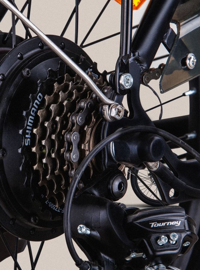 Akcesoria Alcott elektryczny rower składany ebike rks 250w bateria litowa shimano czarny mężczyźni 2TXFF6561 - Image 5