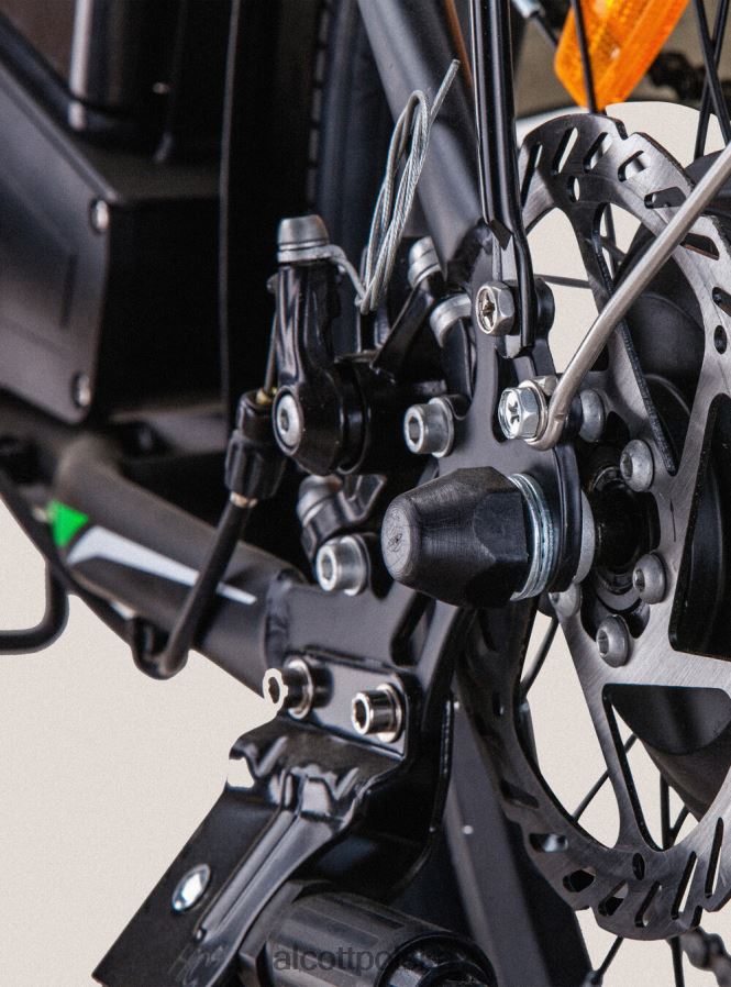 Akcesoria Alcott elektryczny rower składany ebike rks 250w bateria litowa shimano czarny mężczyźni 2TXFF6561 - Image 6