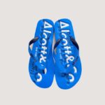 buty Alcott klapki z logo niebieska marynarka wojenna mężczyźni 2TXFF61197