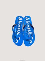 buty Alcott klapki z logo niebieska marynarka wojenna mężczyźni 2TXFF61197