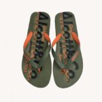 buty Alcott klapki z logo niebieska marynarka wojenna mężczyźni 2TXFF6810