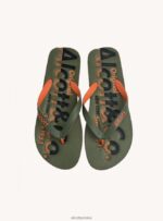 buty Alcott klapki z logo niebieska marynarka wojenna mężczyźni 2TXFF6810