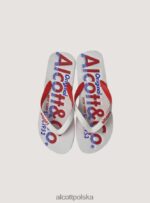 buty Alcott klapki z logo niebieska marynarka wojenna mężczyźni 2TXFF6811 - Image 2