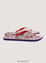 buty Alcott klapki z logo niebieska marynarka wojenna mężczyźni 2TXFF6811 - Image 3