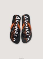 buty Alcott klapki z logo niebieska marynarka wojenna mężczyźni 2TXFF6960