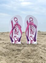 buty Alcott logo infradito c6575 zielony kobiety 2TXFF6132