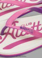 buty Alcott logo infradito c6575 zielony kobiety 2TXFF6132 - Image 5