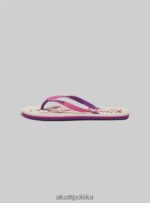 buty Alcott logo infradito c6575 zielony kobiety 2TXFF6132 - Image 6