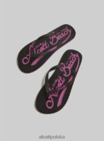 buty Alcott logo infradito c6575 zielony kobiety 2TXFF6133 - Image 4