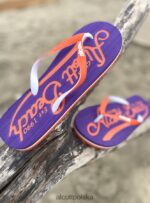 buty Alcott logo infradito c6575 zielony kobiety 2TXFF6170 - Image 2