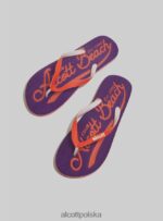 buty Alcott logo infradito c6575 zielony kobiety 2TXFF6170 - Image 4