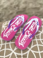 buty Alcott logo infradito c6575 zielony kobiety 2TXFF6441 - Image 2