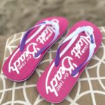 buty Alcott logo infradito c6575 zielony kobiety 2TXFF6441