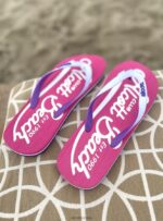 buty Alcott logo infradito c6575 zielony kobiety 2TXFF6441