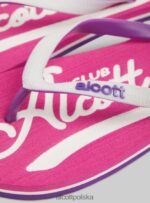 buty Alcott logo infradito c6575 zielony kobiety 2TXFF6441 - Image 5