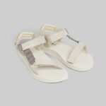 buty Alcott sandali w gomma con chiusura a strappo bk1 czarny kobiety 2TXFF6113