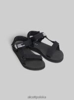 buty Alcott sandali w gomma con chiusura a strappo bk1 czarny kobiety 2TXFF6236 - Image 2