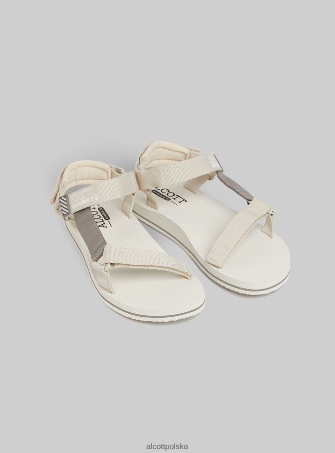 buty Alcott sandali w gomma con chiusura a strappo bk1 czarny mężczyźni 2TXFF6619 - Image 1