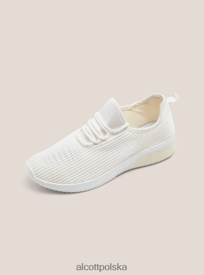 buty Alcott Scarpe w Tessuto Leggero traforato wh2 biały kobiety 2TXFF6548 - Image 3