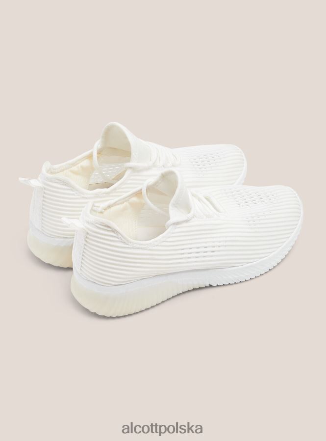 buty Alcott Scarpe w Tessuto Leggero traforato wh2 biały kobiety 2TXFF6548 - Image 5