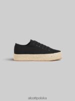 buty Alcott tenisówki z podeszwą z rafii wh2 biały kobiety 2TXFF6305 - Image 3
