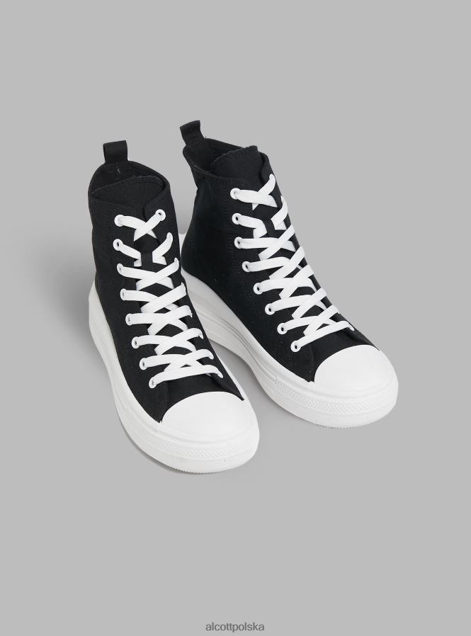 buty Alcott trampki na platformie stivaletto con wh2 biały kobiety 2TXFF688 - Image 1