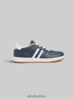 buty Alcott trampki z kontrastem na2 granatowy średni mężczyźni 2TXFF61070 - Image 3
