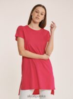 odzież Alcott bawełniana koszulka typu oversize biały kobiety 2TXFF6292 - Image 4