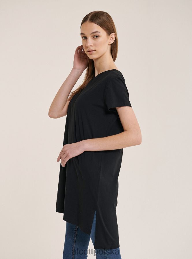 odzież Alcott bawełniana koszulka typu oversize biały kobiety 2TXFF6325 - Image 4