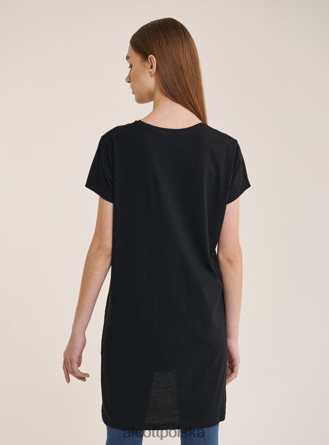 odzież Alcott bawełniana koszulka typu oversize biały kobiety 2TXFF6325 - Image 5