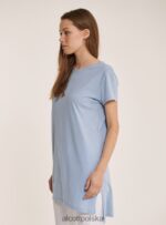 odzież Alcott bawełniana koszulka typu oversize biały kobiety 2TXFF6350 - Image 4