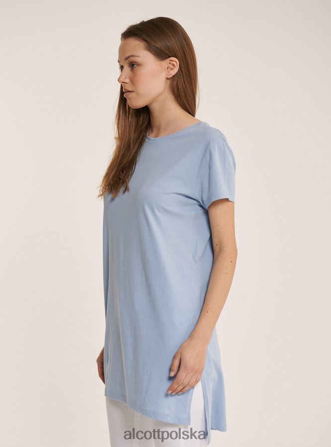 odzież Alcott bawełniana koszulka typu oversize biały kobiety 2TXFF6350 - Image 4