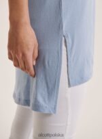 odzież Alcott bawełniana koszulka typu oversize biały kobiety 2TXFF6350 - Image 6