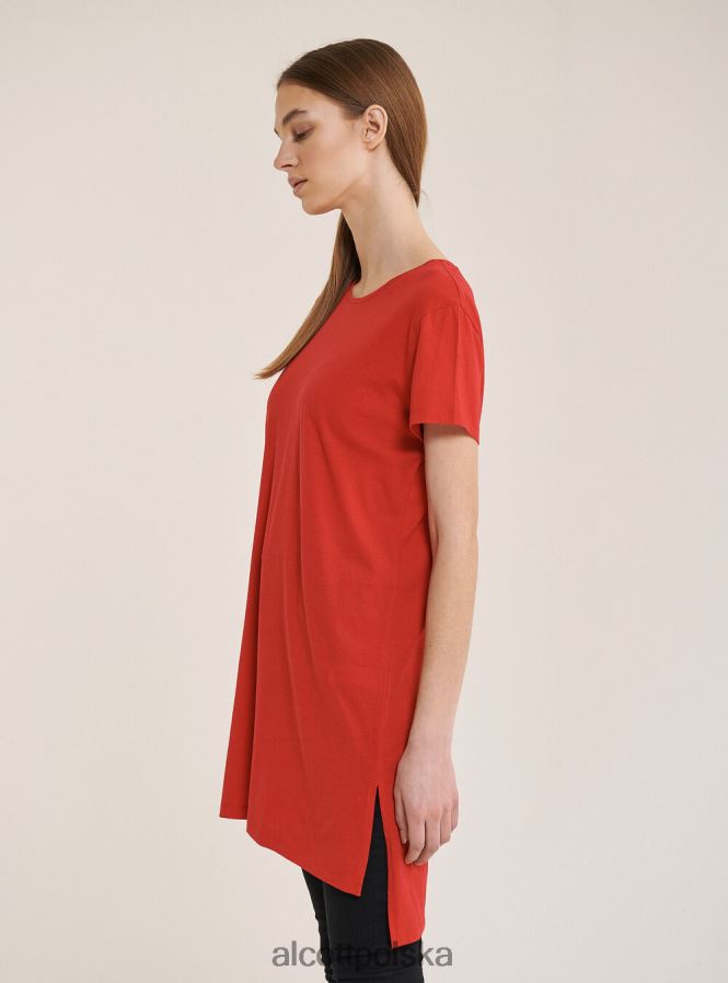 odzież Alcott bawełniana koszulka typu oversize biały kobiety 2TXFF6351 - Image 4