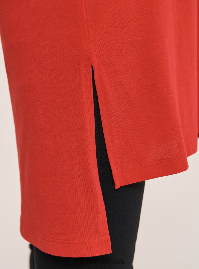 odzież Alcott bawełniana koszulka typu oversize biały kobiety 2TXFF6351 - Image 6