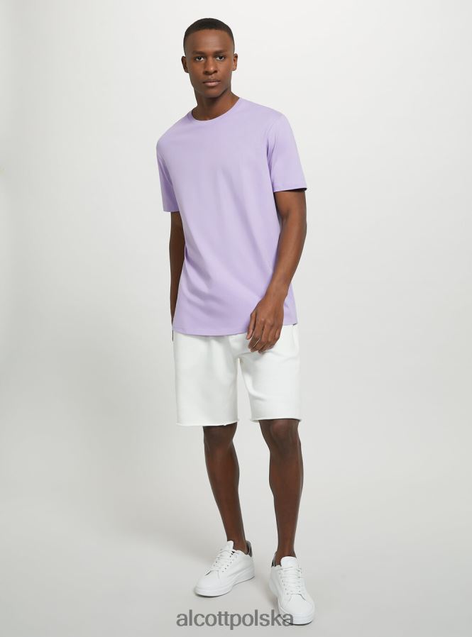 odzież Alcott bawełniana koszulka z okrągłym dekoltem bk1 czarny mężczyźni 2TXFF6742 - Image 3