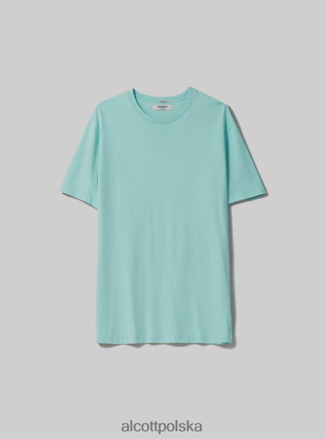 odzież Alcott bawełniana koszulka z okrągłym dekoltem bk1 czarny mężczyźni 2TXFF6980 - Image 6