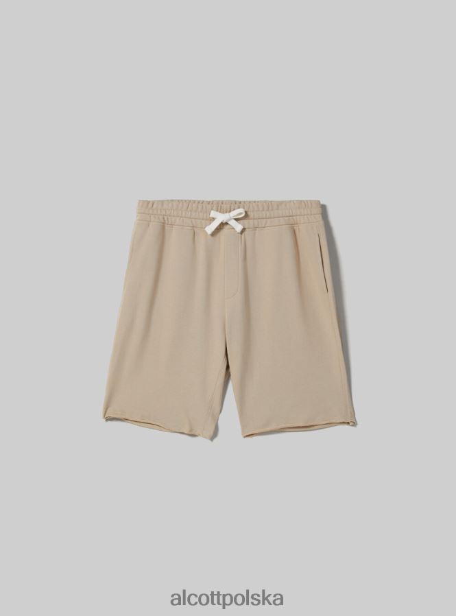 odzież Alcott bawełniane bermudy typu jogger bk1 czarny mężczyźni 2TXFF61061 - Image 6