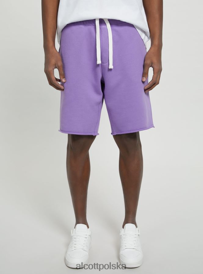 odzież Alcott bawełniane bermudy typu jogger bk1 czarny mężczyźni 2TXFF6785 - Image 4