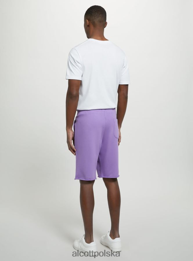 odzież Alcott bawełniane bermudy typu jogger bk1 czarny mężczyźni 2TXFF6785 - Image 5